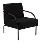 SPA 1 černý lak, látka BONDAI BN7 (8033) - látka černá